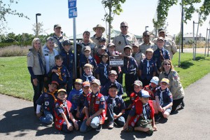 Oakley Boy Scout Troop 152 adopted Creekside Park