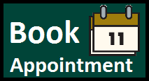 Photo to book Passport Appointment. Shows a calendar date and reads book appointment