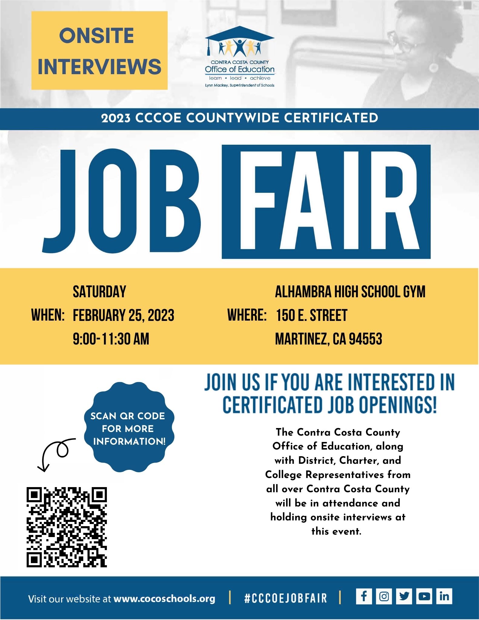 2023 CCCOE Countywide Certificated Job Fair - City of Oakley